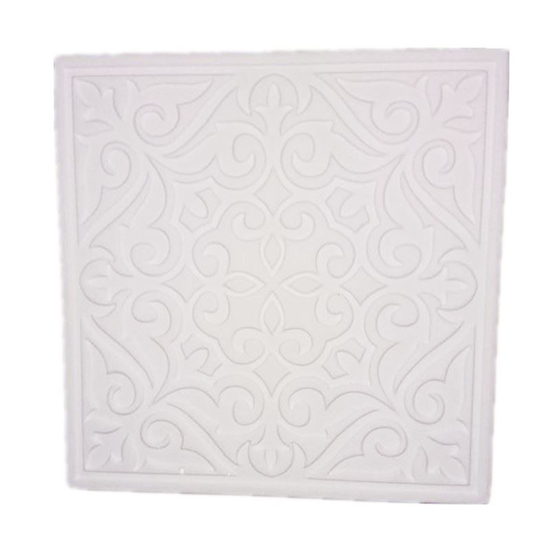 CD/37387  珪藻土  杯墊-正方形  白色  4953980373878