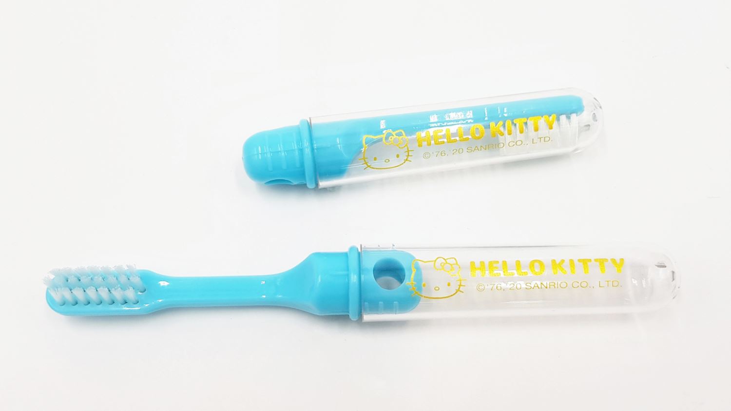 台灣製 三麗鷗系列  Hello Kitty凱蒂貓  KT-1623  攜帶式 2P牙刷 - 3色   4712977466234 