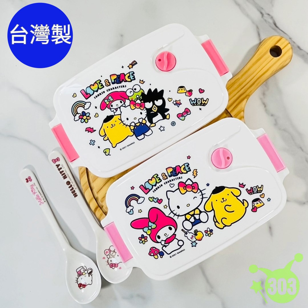 三麗鷗單層微波餐盒(2款) 4713077261514