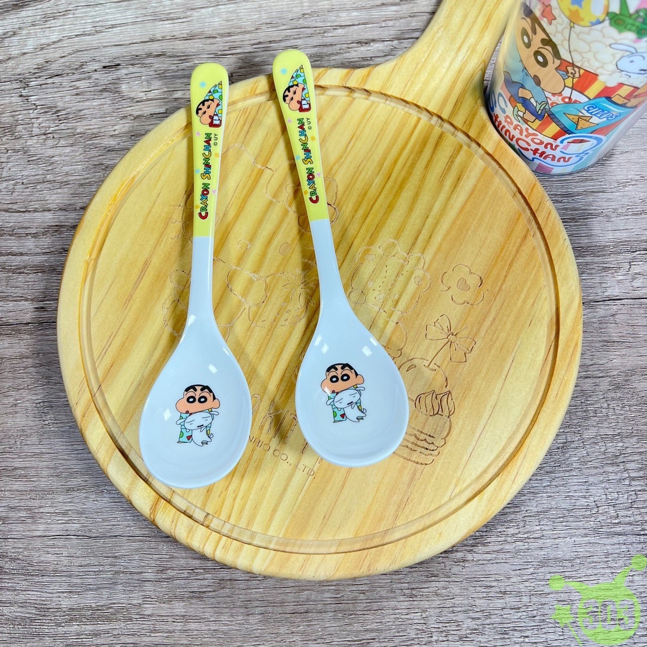 【敦景】蠟筆小新長湯匙-2入  4718733267589