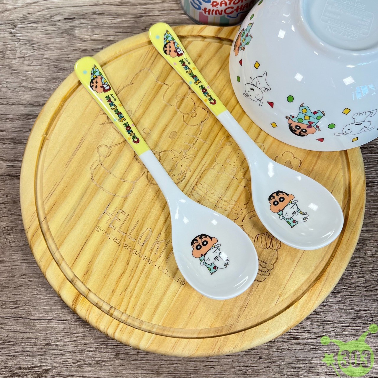 【敦景】蠟筆小新長湯匙-2入  4718733267589