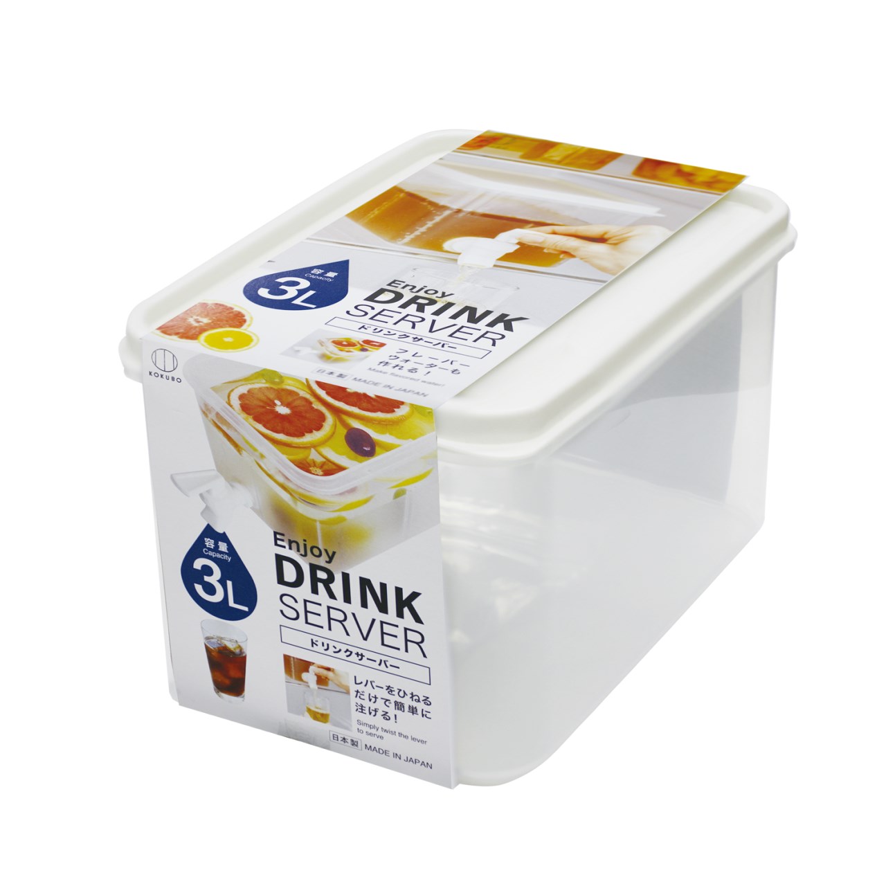 【KOKUBO】 KK-632 方形水箱附水龍頭-3L 4956810806324