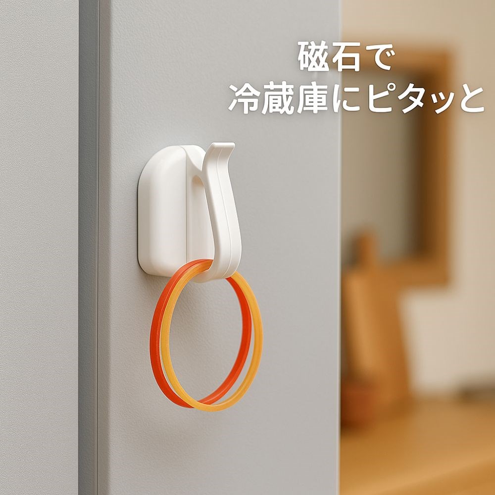 日本製 磁吸橡皮筋掛鉤