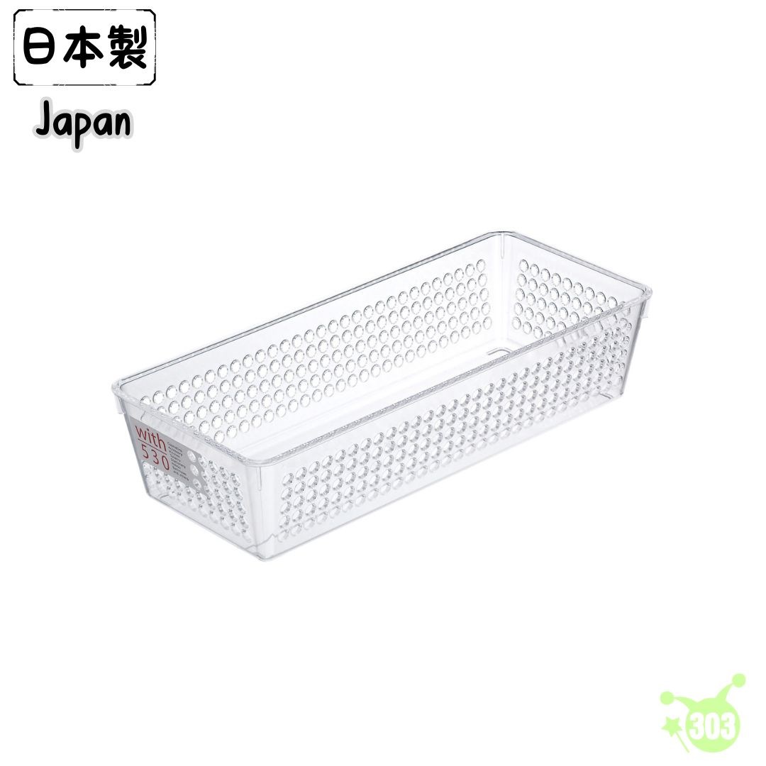 【INOMATA】4530 桌上型收納盒-細長