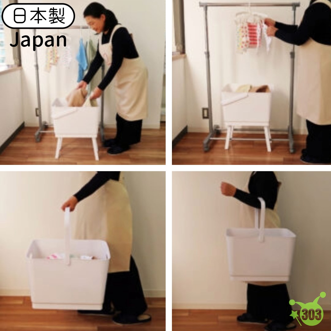 【KOKUBO】KL-212 可收折 站立式洗衣籃