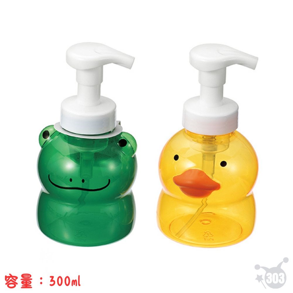 日本進口 動物泡沫壓瓶 起泡分裝瓶  300ml