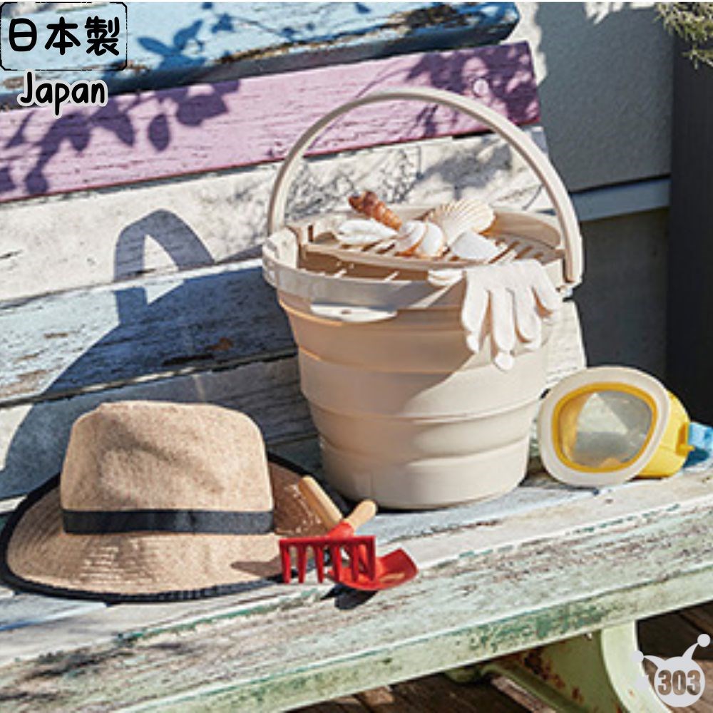 日本製 折疊圓形水桶 8L