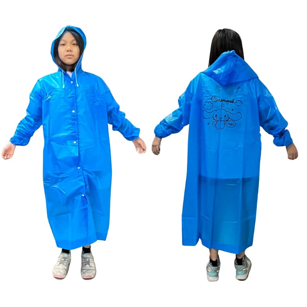 三麗鷗 酷洛米 人魚漢頓 醜魚 大耳狗 成人EVA雨衣