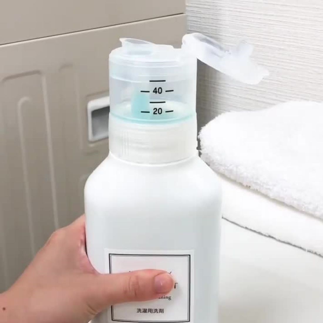 【LEC日本】按壓計量補充瓶 600ml 1000ml