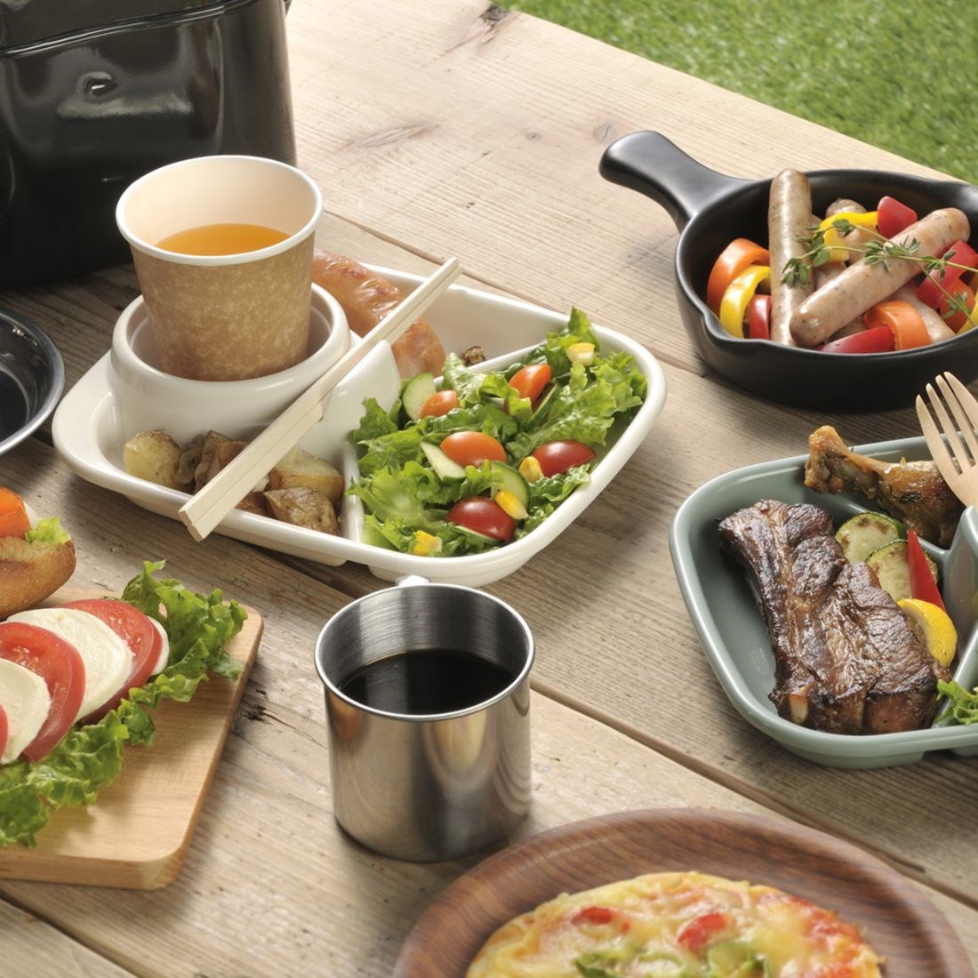 【日本製】BBQ分隔餐盤