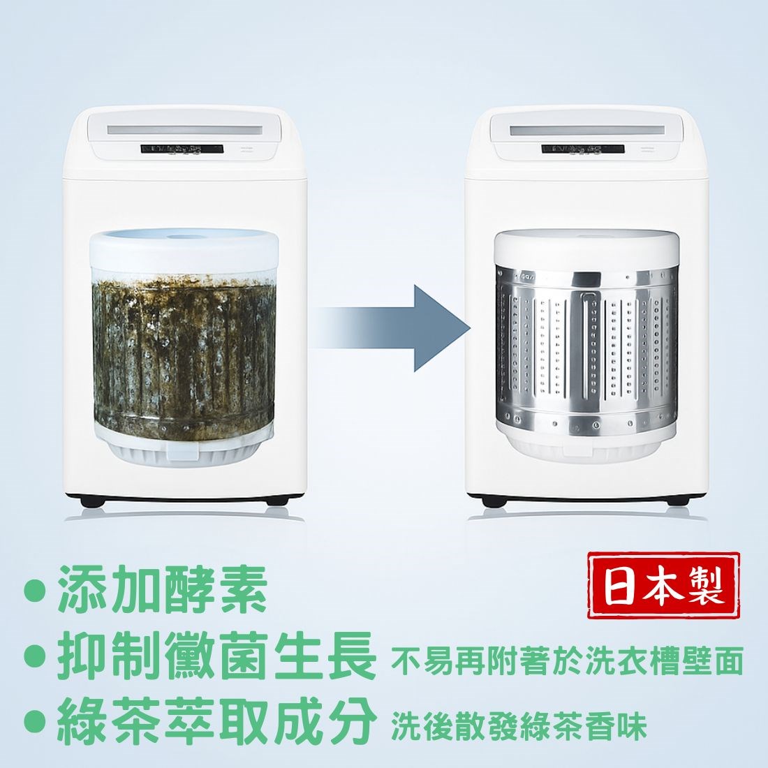 日本製 酵素洗衣槽清潔劑 100g