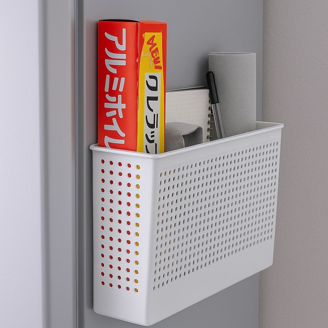 日本製 磁吸置物籃 強力磁鐵收納盒