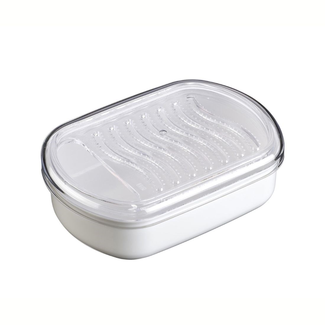 日本製 固體肥皂削粉盒