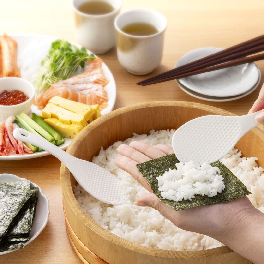 日本製 防沾飯杓組 2入