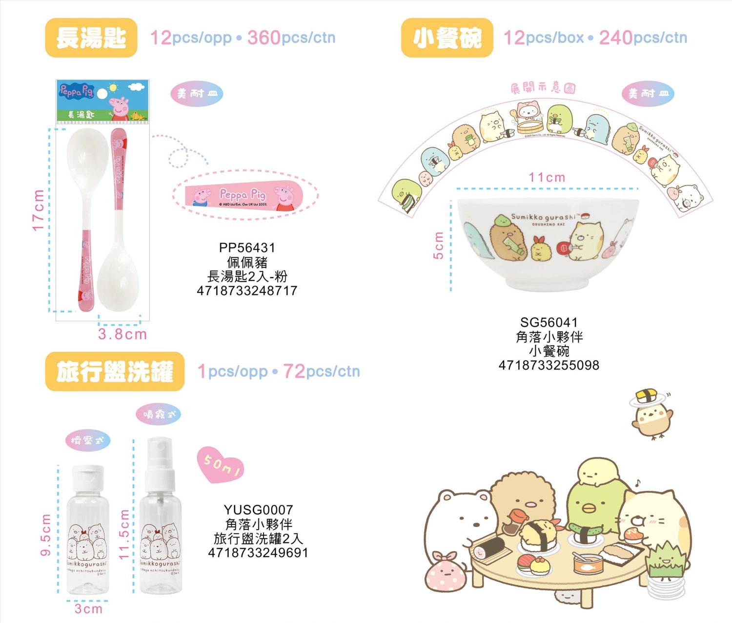 台灣製  敦景 Sumikko  Gurashi 角落生物-小夥伴SG56041小餐碗  4718733255098