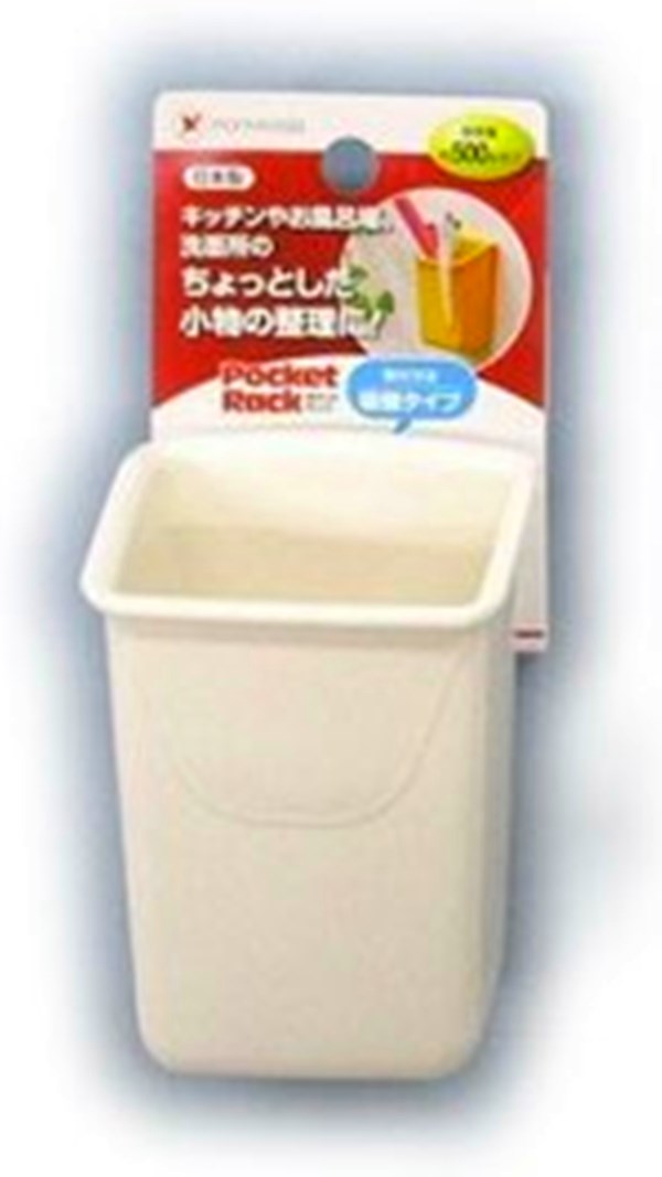 日本製  PONY  K-024 吸盤式可瀝水收納盒  4962964244707