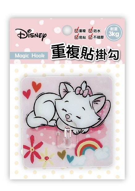 台灣製   Disney 迪士尼 系列  HLY-280  重複貼掛勾(中)   4713051712803 