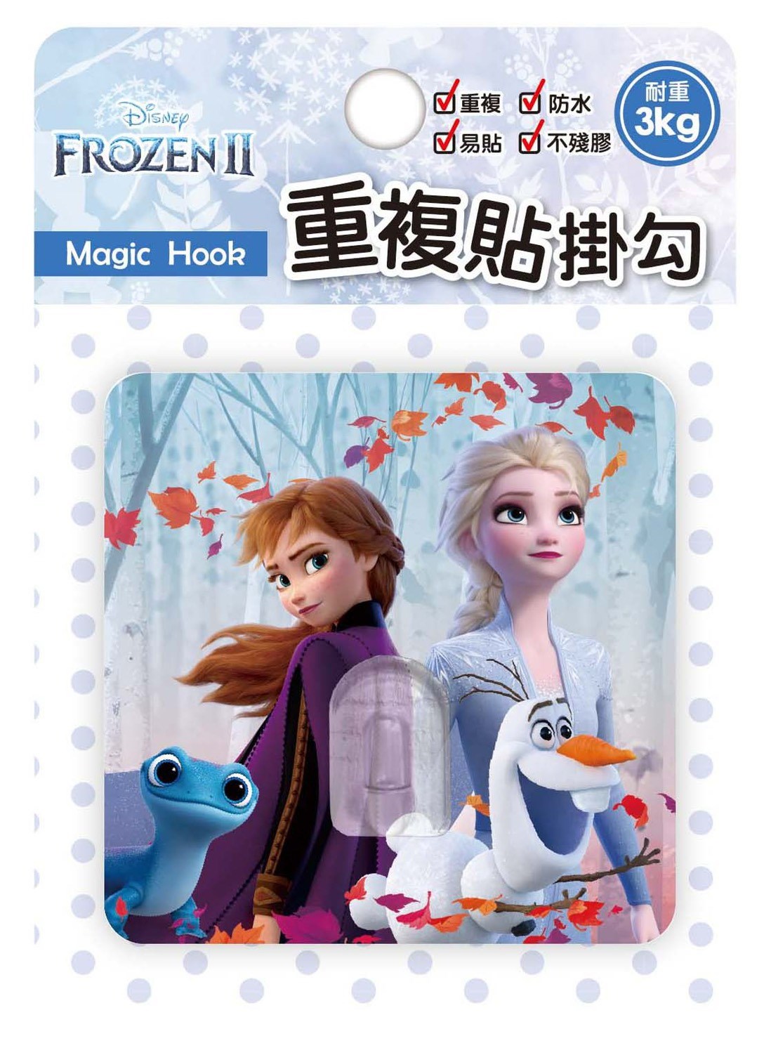 台灣製   Disney 迪士尼 系列  HLY-280  重複貼掛勾(中)   4713051712803 