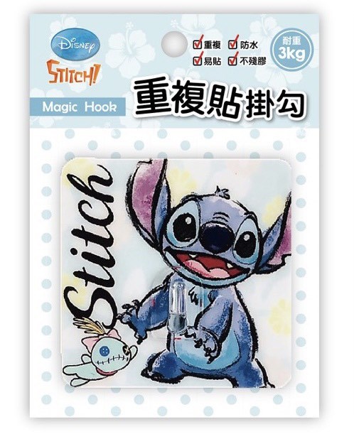 台灣製   Disney 迪士尼 系列  HLY-280  重複貼掛勾(中)   4713051712803 