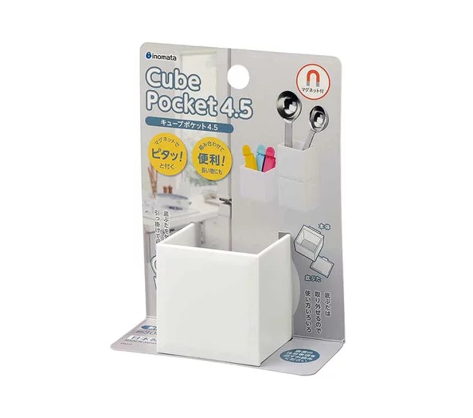日本製  inomata  5095 Cube吸鐵收納小物盒-小  4905596509561 