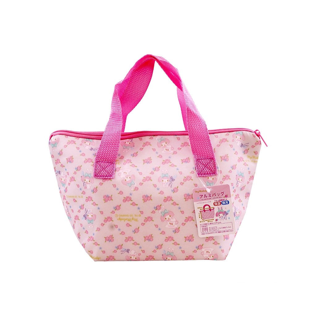 三麗鷗系列 Melody  美樂蒂   25518 M/M保冷便當提袋-兔耳  4573135589871