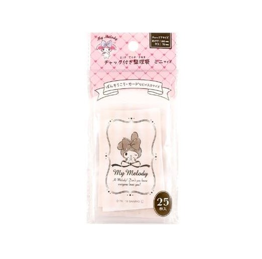 三麗鷗系列  Melody美樂蒂   26109    M/M夾鏈袋-SS    25入  4573135589116