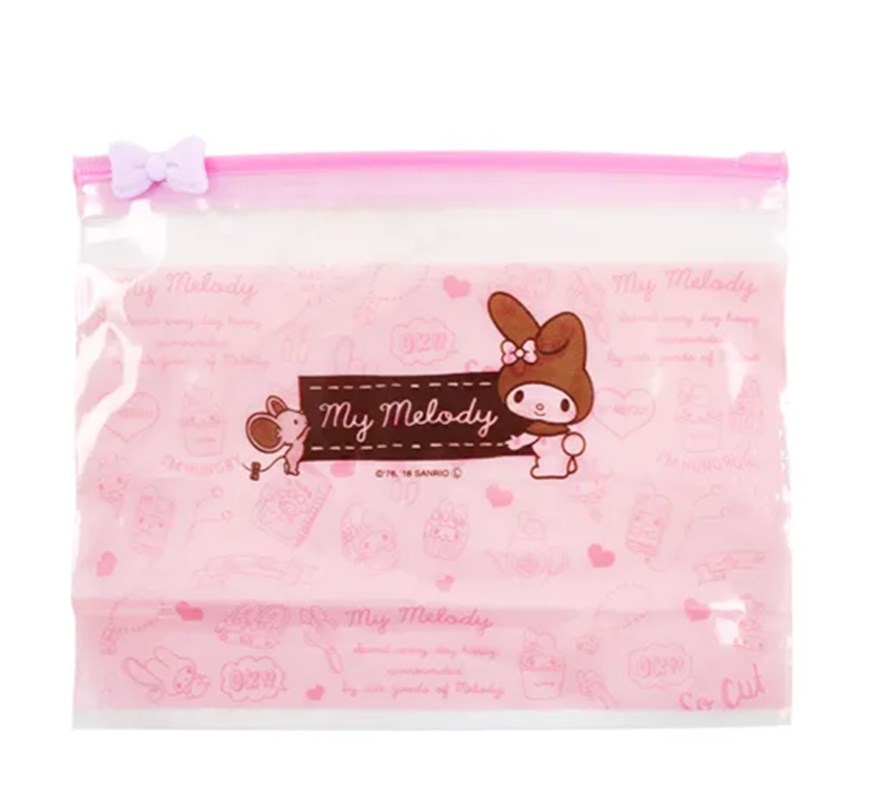 三麗鷗系列 Melody美樂蒂 29963 M/M滑蓋收納袋-S   4573135584869