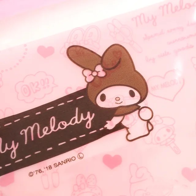 三麗鷗系列 Melody美樂蒂 29963 M/M滑蓋收納袋-S   4573135584869