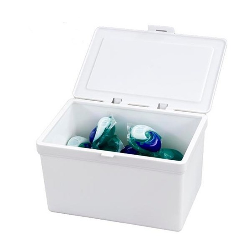  日本製   SANADA   L8089 掀蓋收納盒-M  4973430023931 