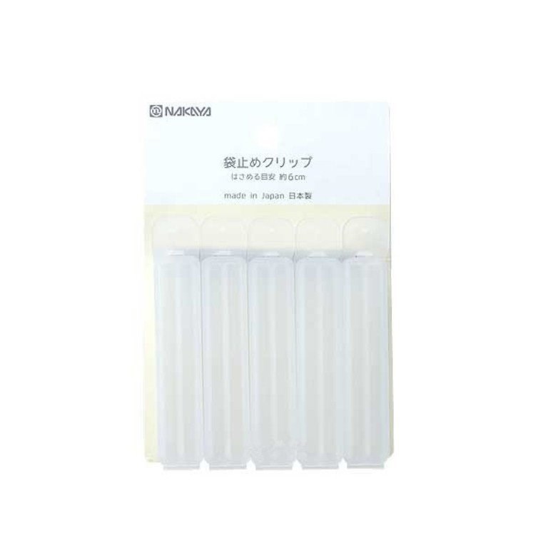 K475 透明封口夾-短 (5P)  4955959147503