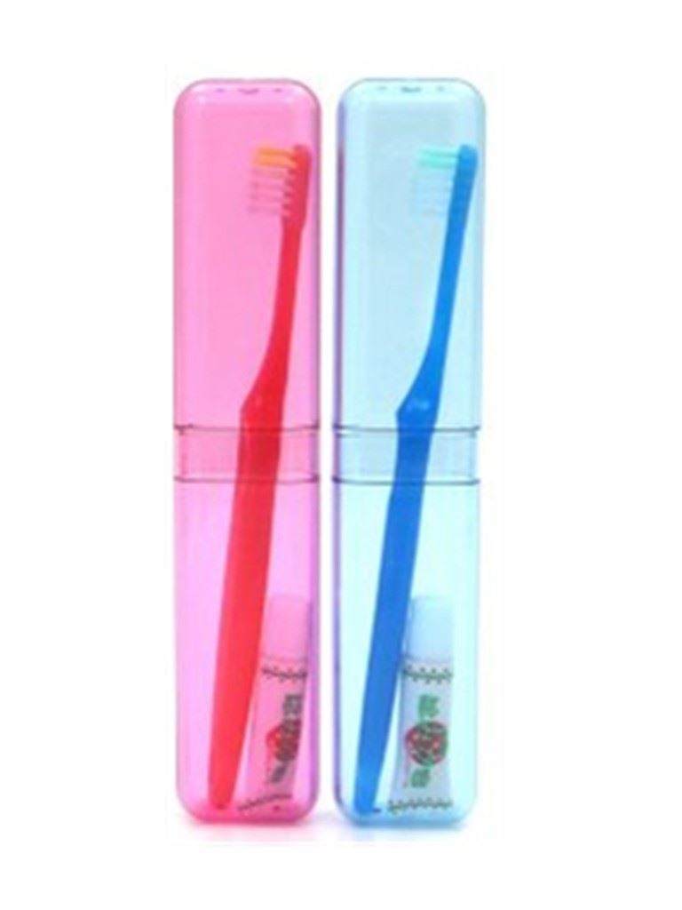 日本製  06-219  兒童  牙刷附盒   4544434902197