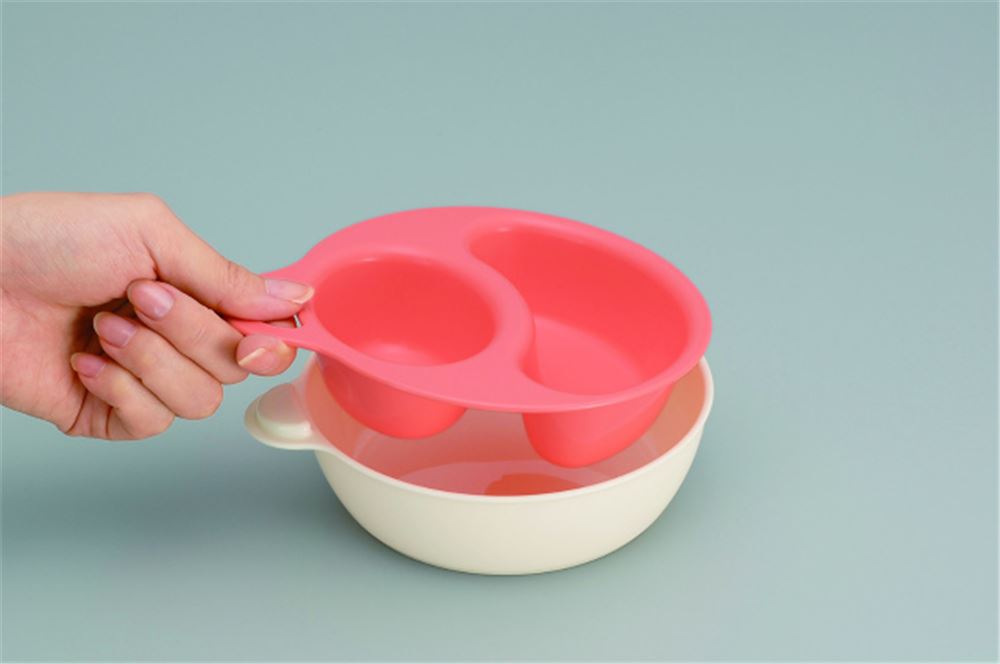 日本製 inomata  1127 幼兒碗 - 綠 /  粉