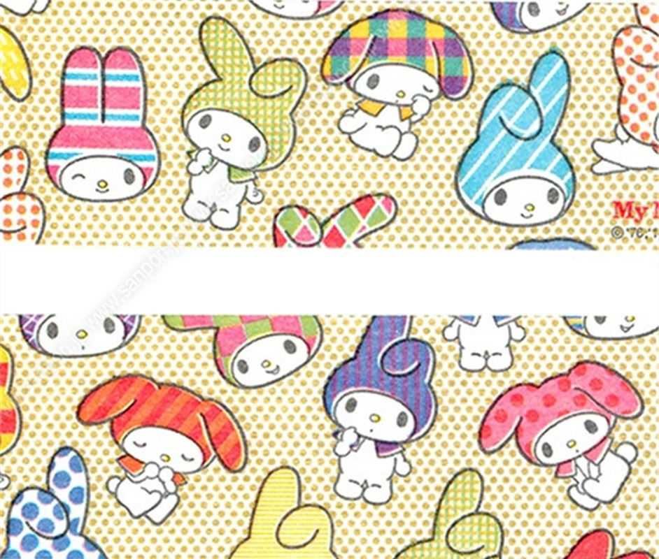 日本製 mt & 三麗鷗系列 紙膠帶   Melody美樂蒂  /  雙子星