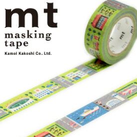 日本製 mt   和紙膠帶 MT01KID018  綠格花園    4971910186961