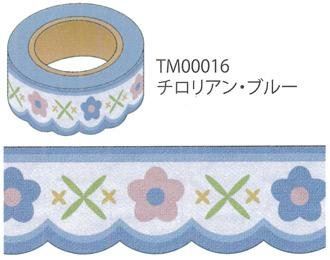 日本製  和紙膠帶 TM000462 緞帶花 花邊    4938325241869