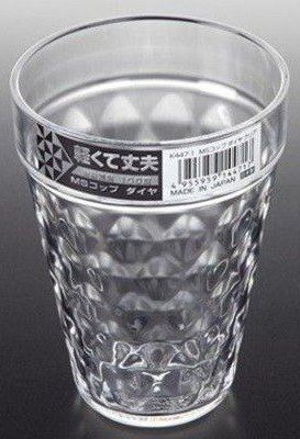 日本製 NAKAYA K477-1 MS鑽石紋 漱口杯 .水杯-透   4955959144717