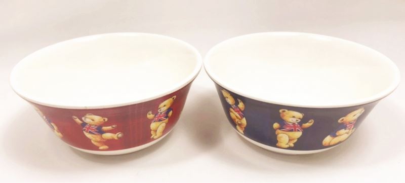 台灣製  文品  803經典泰迪熊西式餐碗  4712733001785