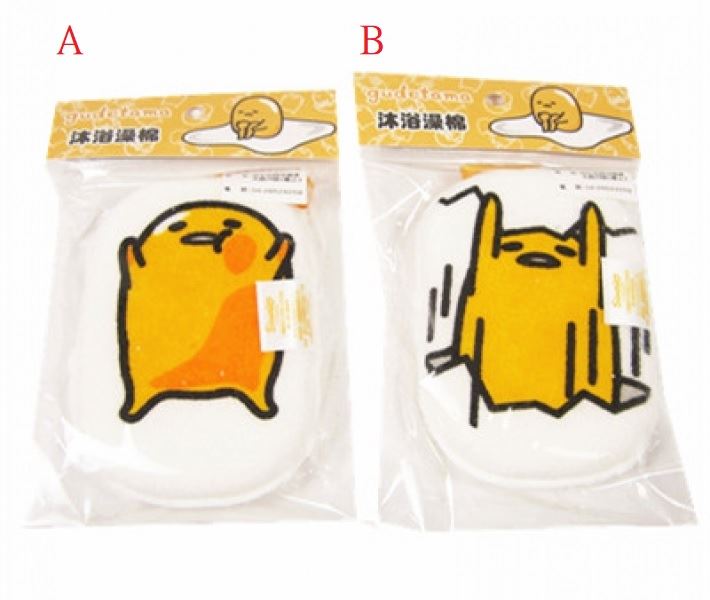 台灣製  蛋黃哥    沐浴澡棉 .沐浴棉    4712977460942