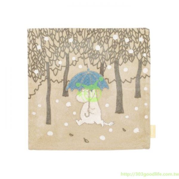 北歐  MOOMIN   魯魯米  拉鍊靠枕套/抱枕套-米色   4992272544176