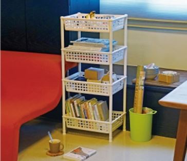 台灣製 JUSKU 佳斯捷  2350 超級多麗B4四層收納架  4715062235081