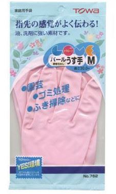 日本製  洗滌手套(762薄)   粉紅色  45-883-S    /  45-882 -M   