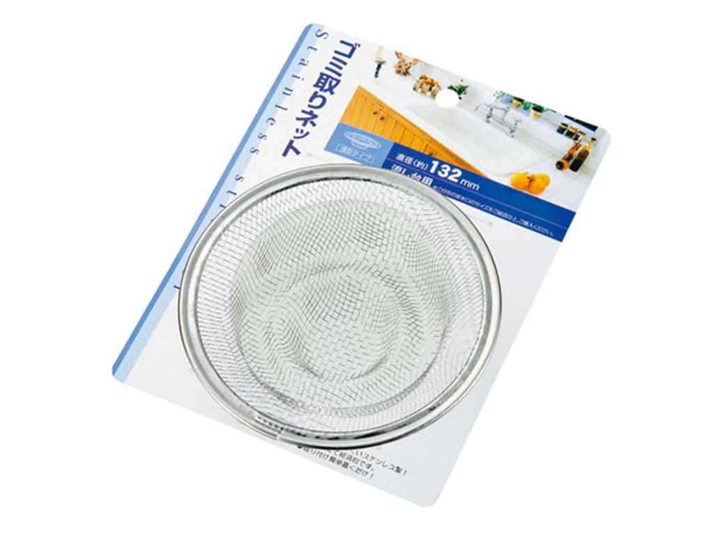 日本製ECHO 排水口、流理台專用  132 mm  水槽濾水網   4991203102027