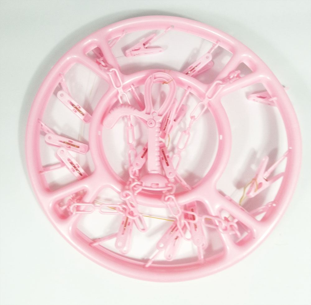 圓型晒巾架 16夾  4713352330140