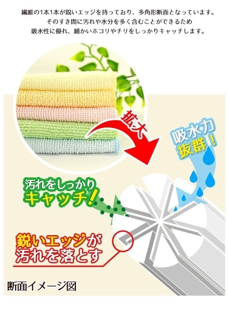 S-361 超極細纖維抹布(10入)  4903320591103 