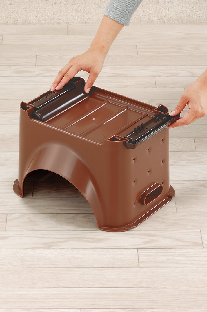 日本製  inomata 1261 可疊式多用途置物收納籃(大) -綠/ -白 / -咖 ~需預定