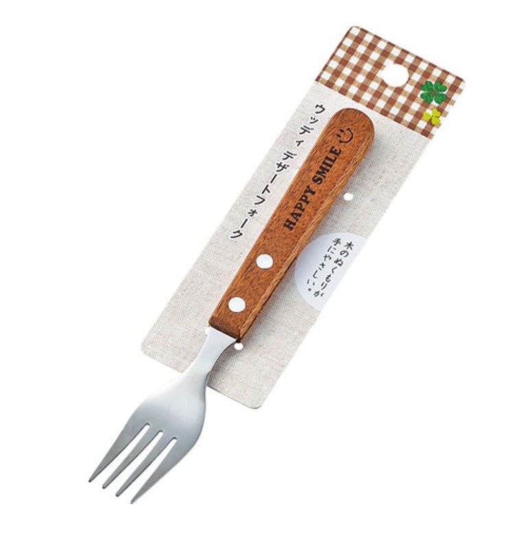 ECHO  ST木柄點心叉(大)   4991203163851