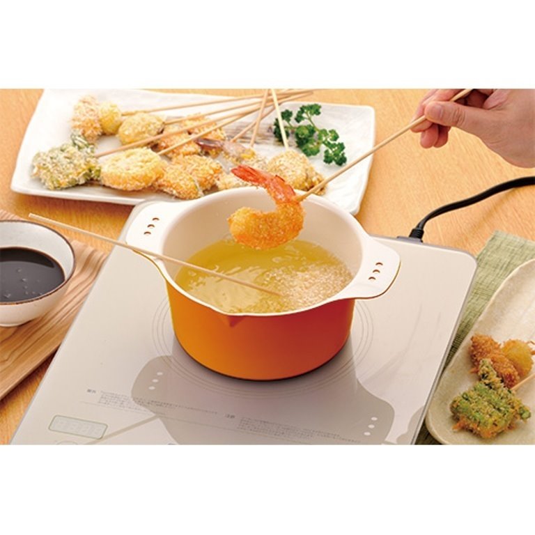 日本製  杉山金屬   KS-2865 迷你天婦羅鍋   4900896128672