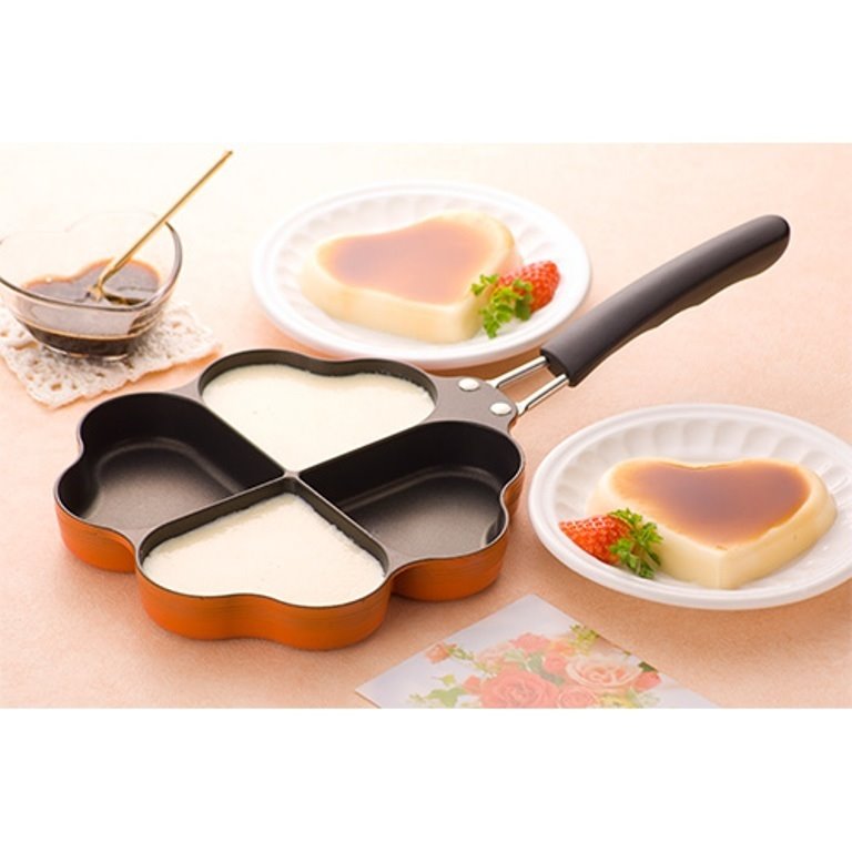 日本製  杉山金屬  KS-2807 四葉幸運草平煎鍋  4900896128078