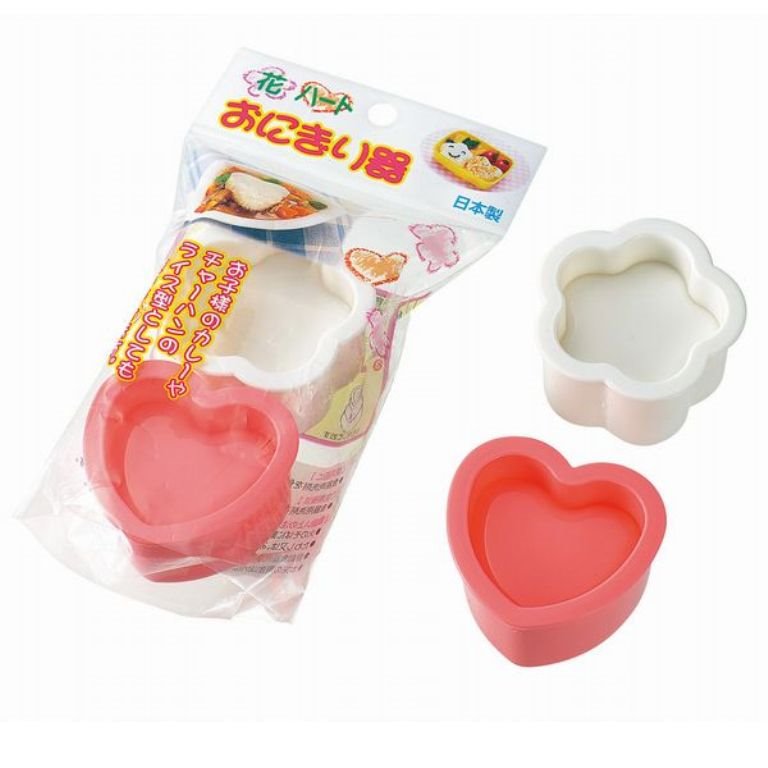 日本製 ECHO 0403-033  心 , 花 - 2P   飯模    4937956001040