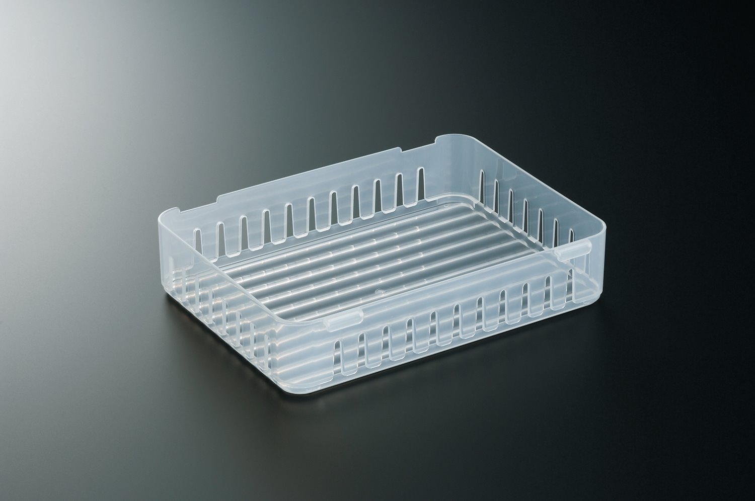 日本製 inomata 0376寬型收納盤(透)   4905596037682